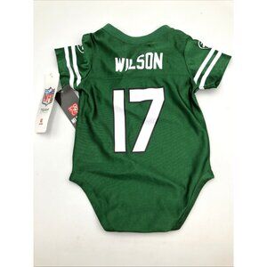 NFL New York Jets Infant Baby One Piece Jersey 3/6 Months #17  Wilson  -  NEW